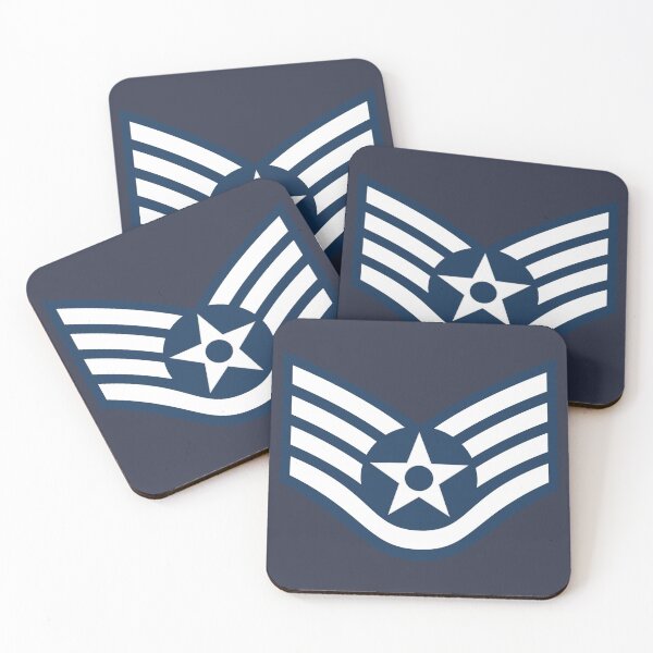 Item preview, United States Air Force OR-5 Staff Sergeant Rank Insignia designed and sold by wordwidesymbols.