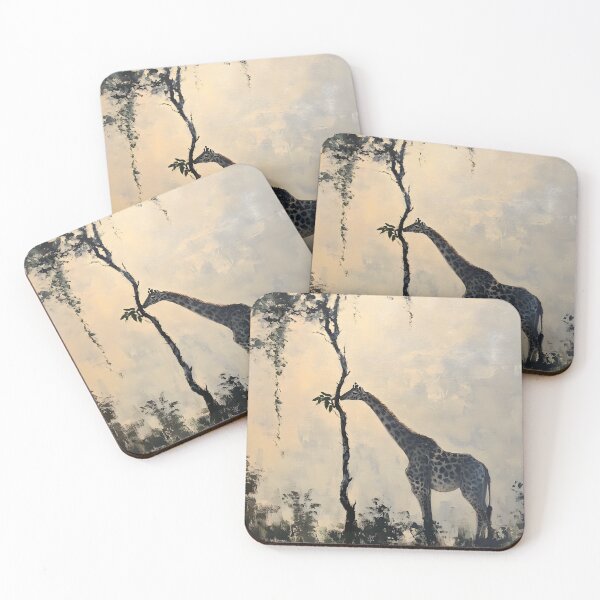 Item preview, Giraffe and solitude designed and sold by Naturapassion.