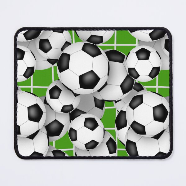Item preview, Soccer balls and goal netting pattern designed and sold by katzdzynes.