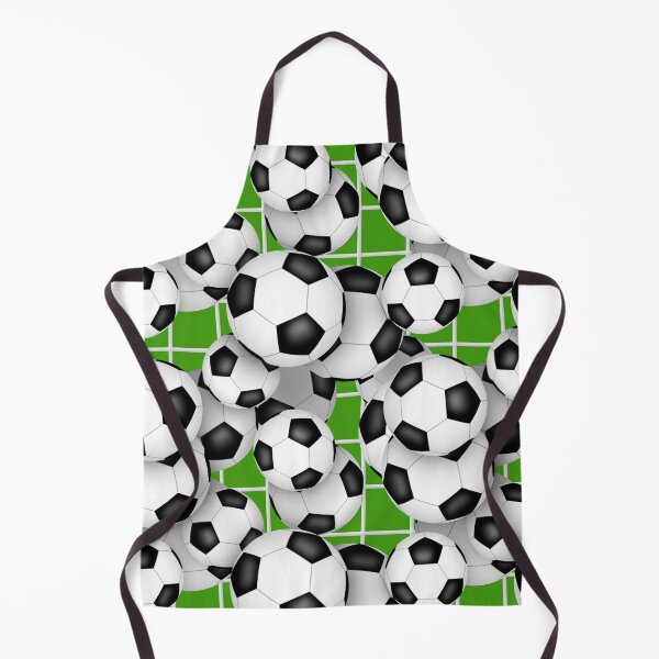 Item preview, Soccer balls and goal netting pattern designed and sold by katzdzynes.