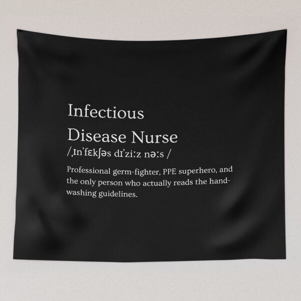 Item preview, Infectious Disease Puns Nurse designed and sold by OnTheTrend.