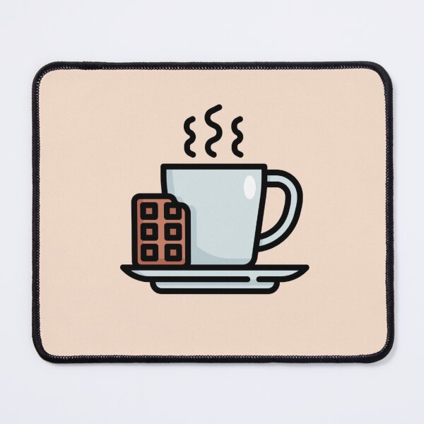 Item preview, A Cup of Coffee with Biscuits Beside It designed and sold by nada-art.