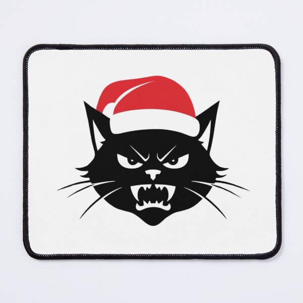 Item preview, Furious Santa Cat designed and sold by SoftRebel Prints.