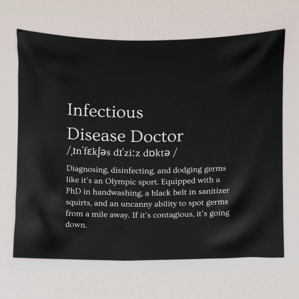 Item preview, Infectious Disease Puns Doctor designed and sold by OnTheTrend.
