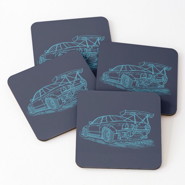 Item preview, JDM GTR R32 Lineart Blueprint designed and sold by JDM Guyvit.