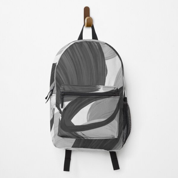 Item preview, " Elegant Brush Strokes in Gray and Black." designed and sold by DAMDUANG.