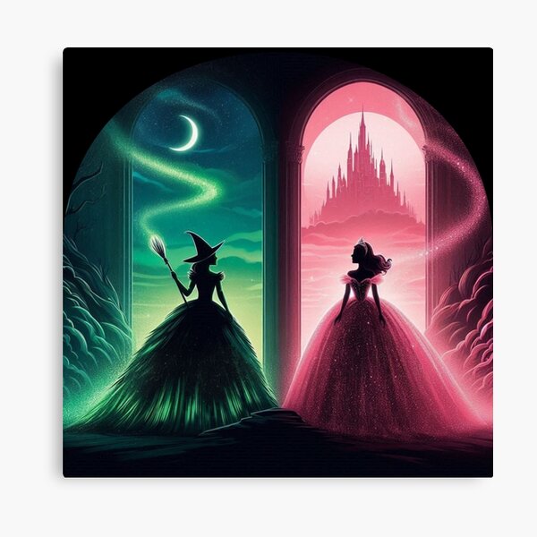 Item preview, Elphaba & Glinda Wicked the Musical Defying Gravity designed and sold by NerdiPop.