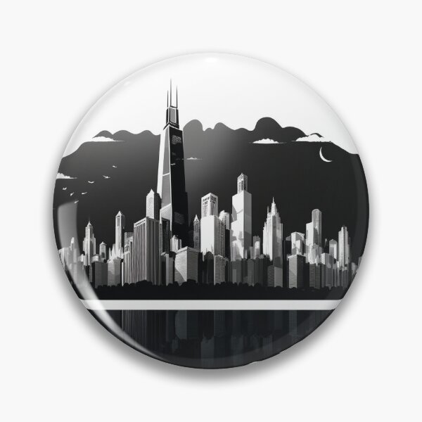 Item preview, Chicago City Skyline designed and sold by AndrewWorld.