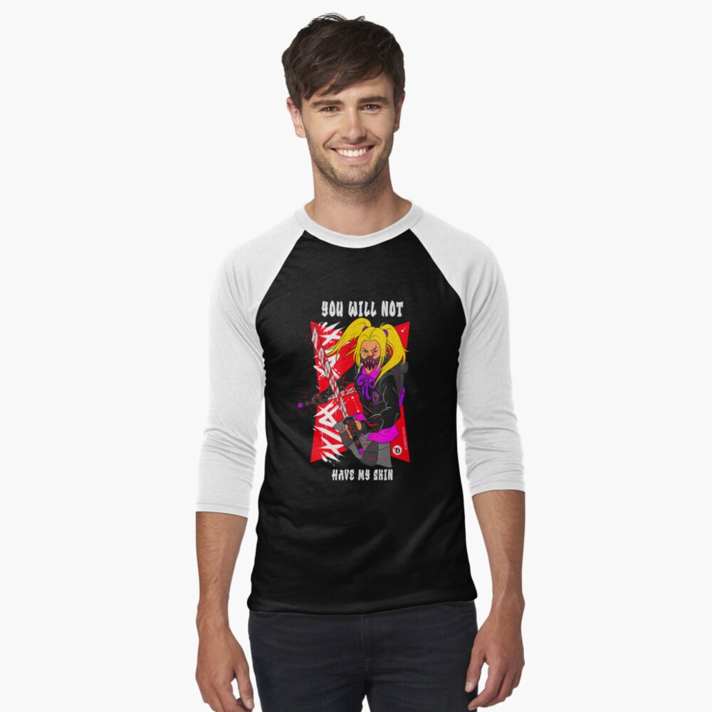 Aperçu de l'œuvre T-shirt baseball manches ¾ créée et vendue par Vinidal.