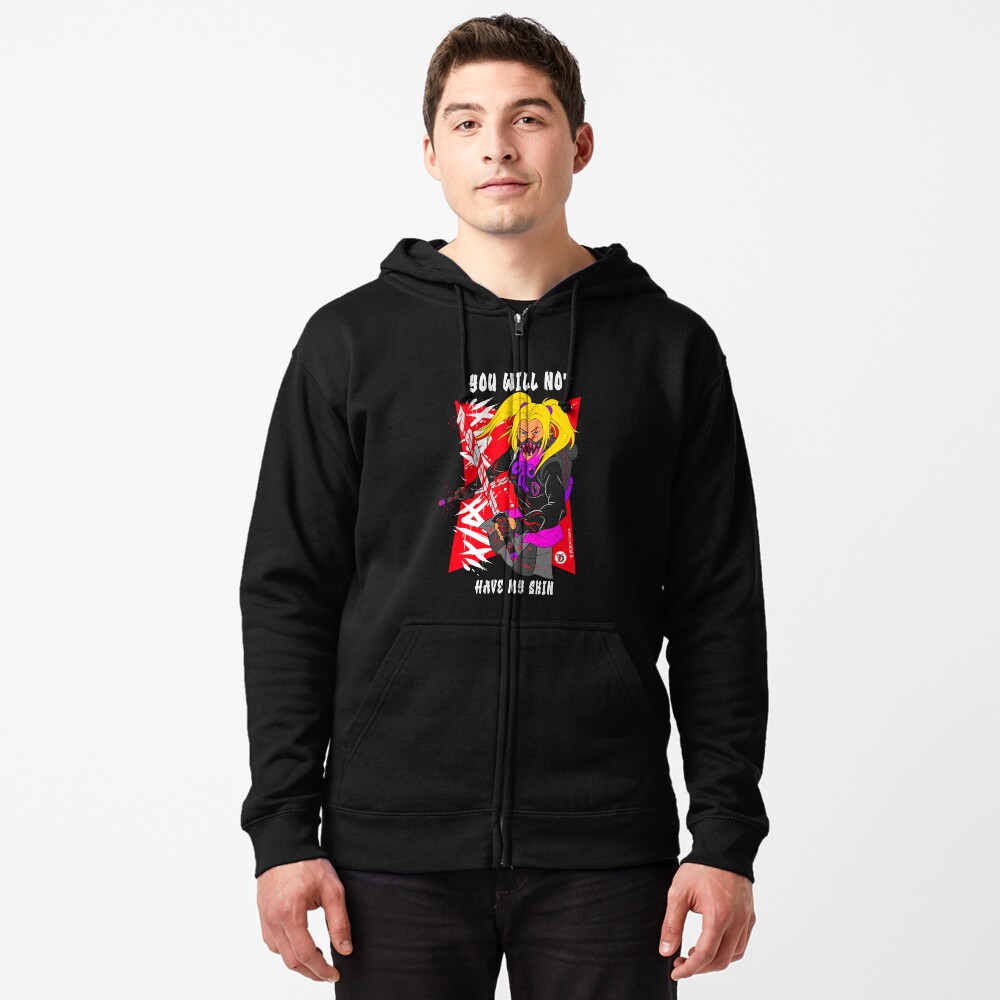 Aperçu de l'œuvre Veste zippée à capuche créée et vendue par Vinidal.