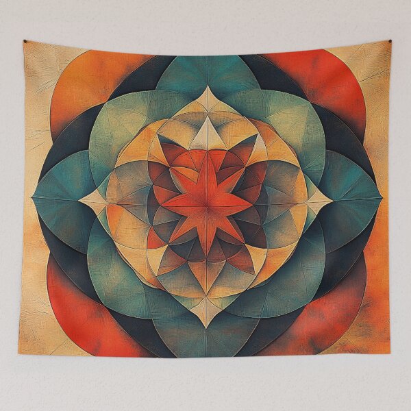 Item preview, Radiant Floral Geometry designed and sold by NomadicDreamer.