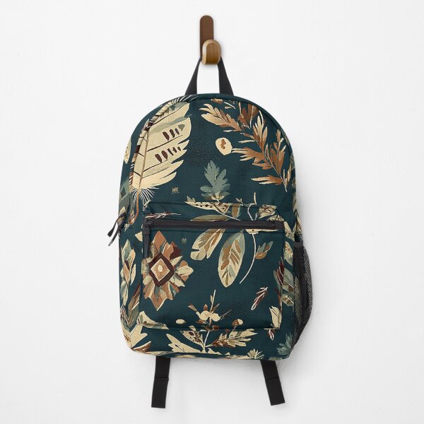 Item preview, Bohemian Nature-Inspired Design with Feathers and Leaves designed and sold by kyungmie87.
