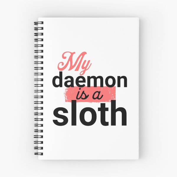 Artikelvorschau, His Dark Materials - Mein Dämon ist ein Faultier entworfen und verkauft von humnoo.