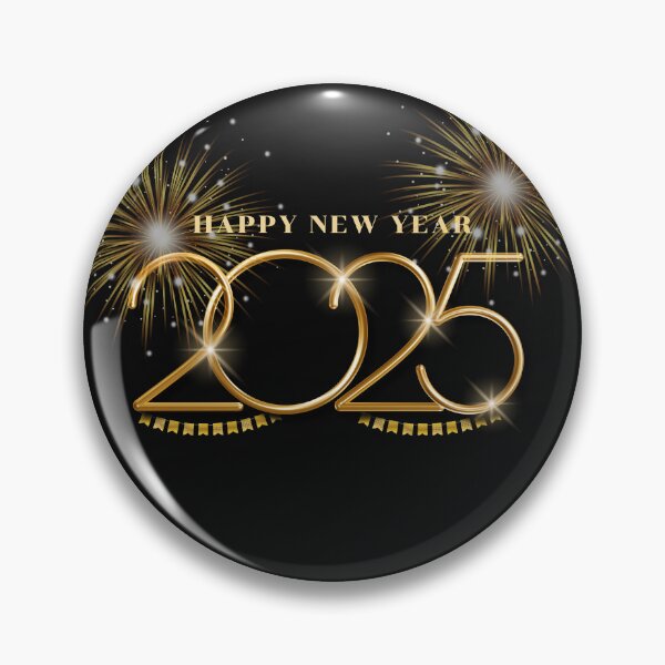 Item preview, Happy New Year 2025 : Festive Celebration Design designed and sold by PatternXS.