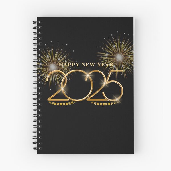 Item preview, Happy New Year 2025 : Festive Celebration Design designed and sold by PatternXS.