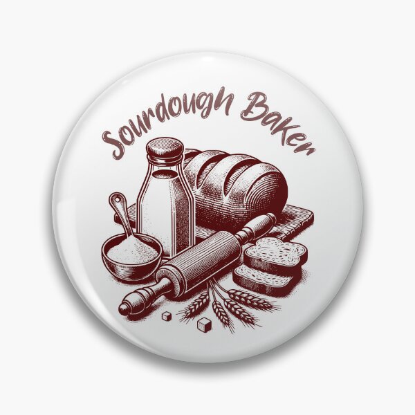 Item preview, Vintage Sourdough Baker for woman baker baking bread designed and sold by All Year Round.