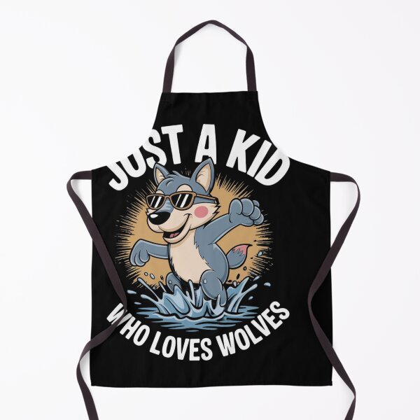 Item preview, Just a Kid Wolves designed and sold by Tee Studio.