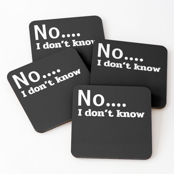 Item preview, No.... I don't know t shirt  designed and sold by dinartanddesign.