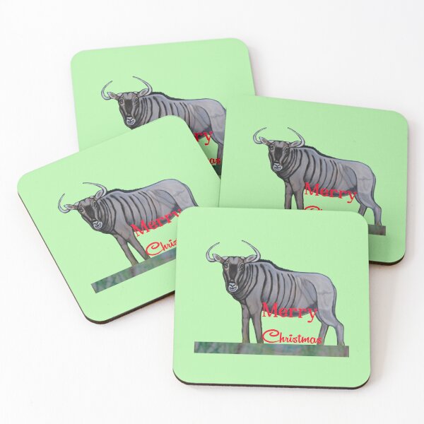 Item preview, Merry Christmas Wishes: Wildebeest designed and sold by annenambiro.