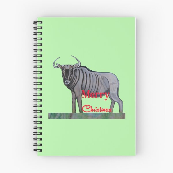 Item preview, Merry Christmas Wishes: Wildebeest designed and sold by annenambiro.