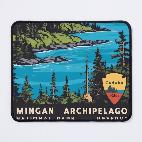 Item preview, Mingan Archipelago National Park Canada Vintage Travel Tourism  designed and sold by TravelersGems.