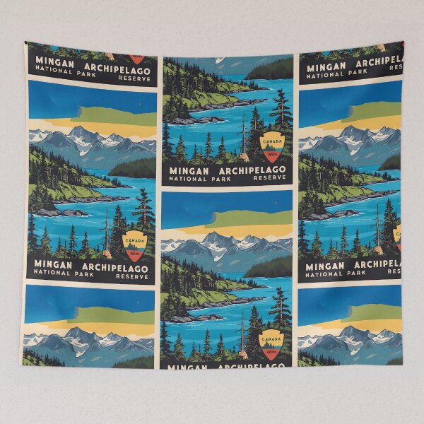 Item preview, Mingan Archipelago National Park Canada Vintage Travel Tourism  designed and sold by TravelersGems.