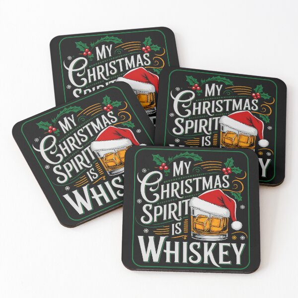 Item preview, My Christmas Spirit Is Whiskey designed and sold by Angry Swan Designs.