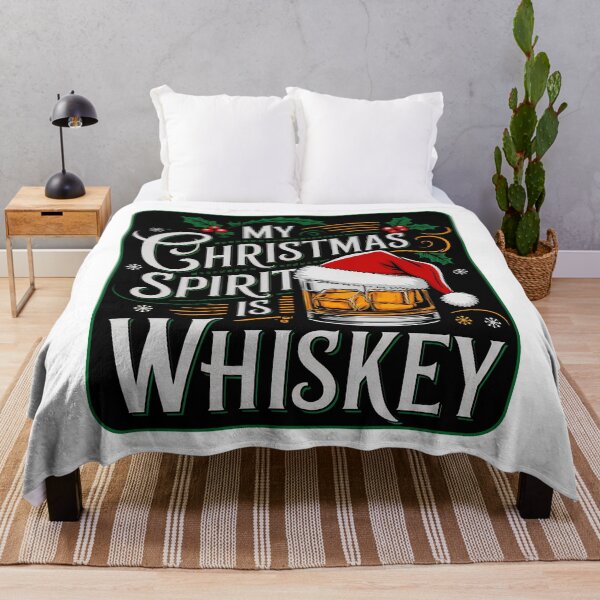 Item preview, My Christmas Spirit Is Whiskey designed and sold by Angry Swan Designs.