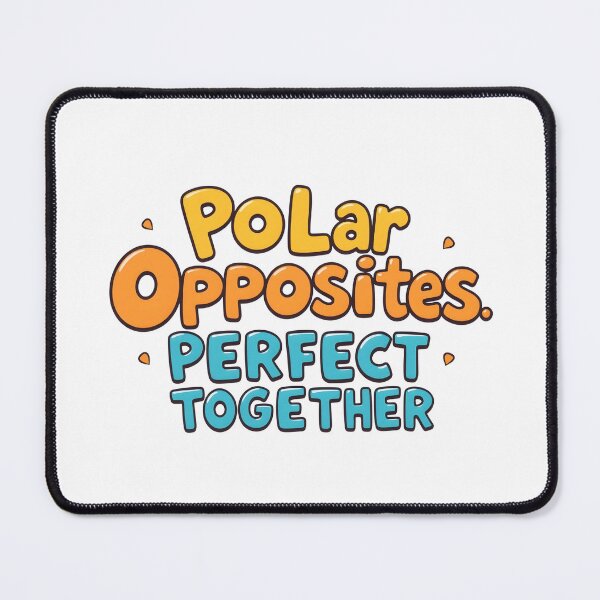 Item preview, Polar Opposites, Perfect Together v.2.0 | Funny Christmas Pun Graphic | Holiday Humor Design for T-Shirts, Stickers, Mugs & Cards | Festive Cute Winter Art designed and sold by dblten-mnl.