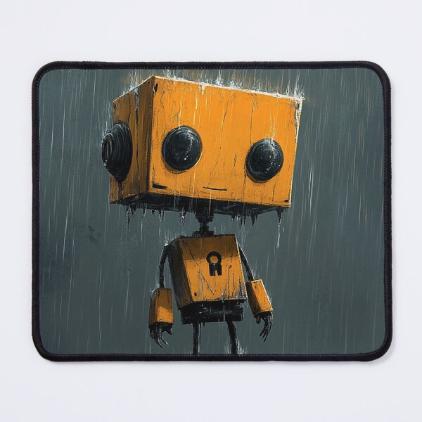 Item preview,  Sad Robot in the Rain designed and sold by Creet-Design.