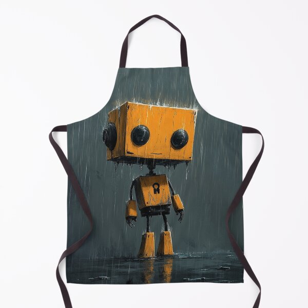 Item preview, Sad Robot in the Rain designed and sold by Creet-Design.