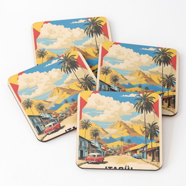 Item preview, Itagui Colombia Colombia Retro Vintage Poster Tourism  designed and sold by TravelersGems.