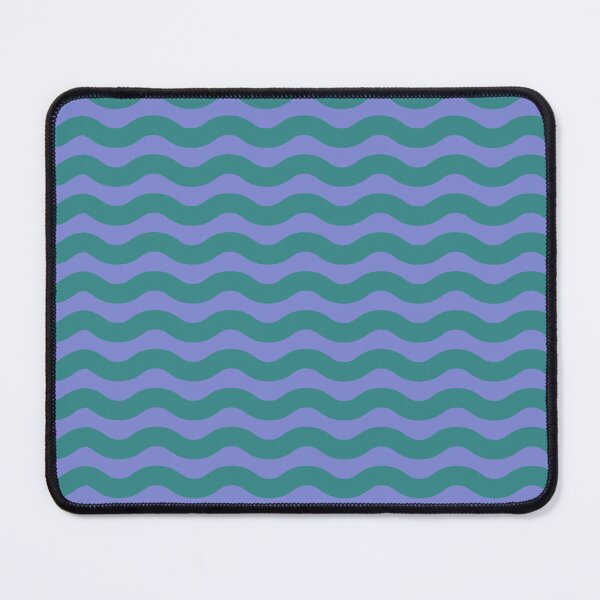 Item preview, Wavy lines teal pattern  designed and sold by sasyall.