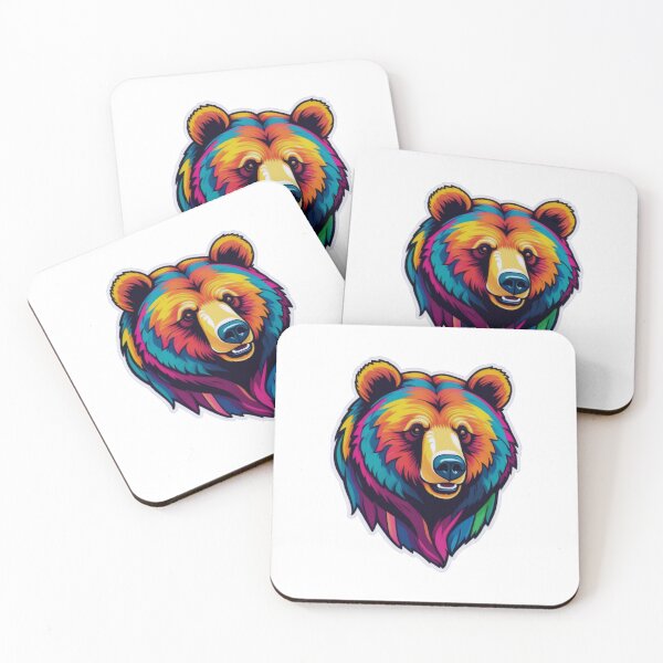 Item preview, Vibrant Pop Art Bear for Wildlife Lovers designed and sold by ArtCreator2023.