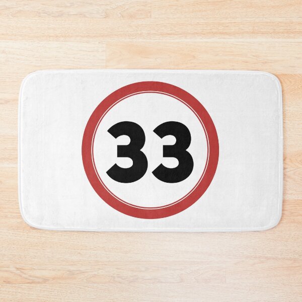 Item preview, Speed limit 33, happy 33rd birthday designed and sold by Wolagno.