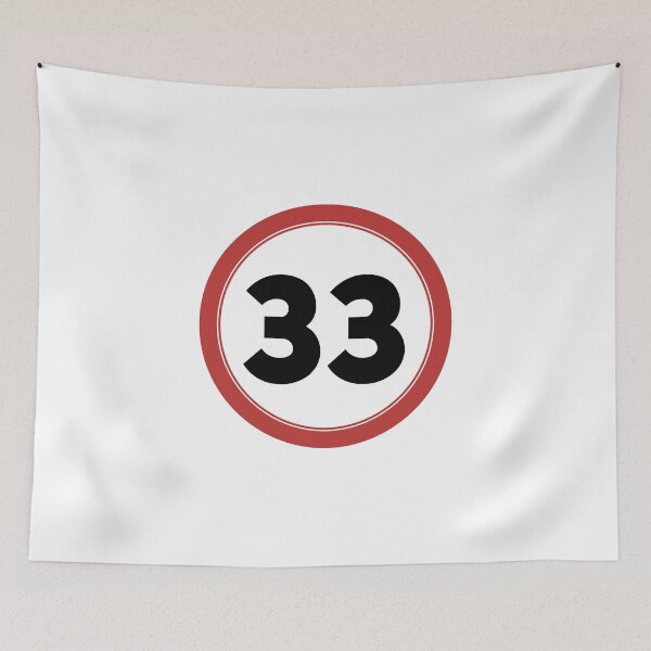 Item preview, Speed limit 33, happy 33rd birthday designed and sold by Wolagno.