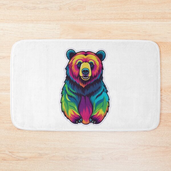Item preview, Urban Wildlife Art: Playful Pop Bear designed and sold by ArtCreator2023.
