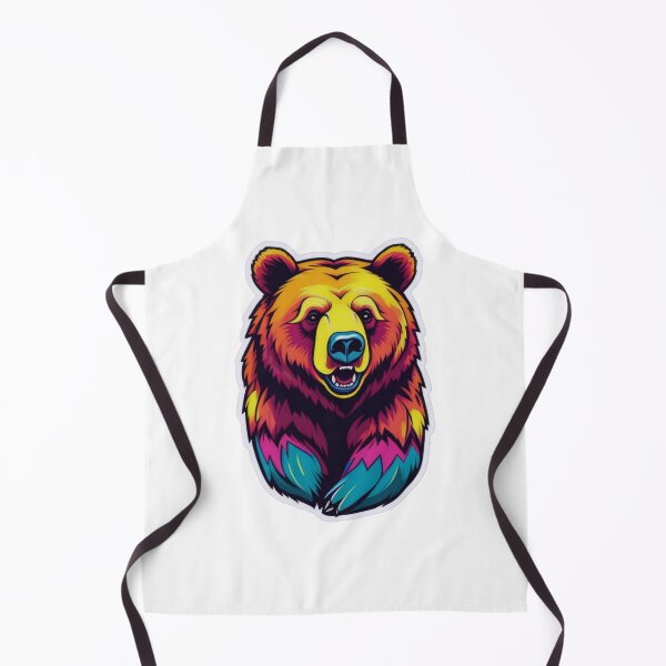 Item preview, Eye-catching bear design with funky colors designed and sold by ArtCreator2023.