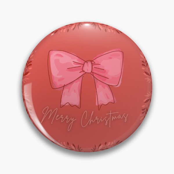 Item preview, Coquette bow MERRY CHRISTMAS red design  designed and sold by Stefrait-7.