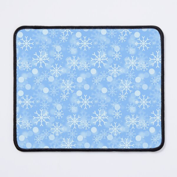 Item preview, Winter Snowflakes on Blue Background Holiday Pattern designed and sold by MarikaJohnson.