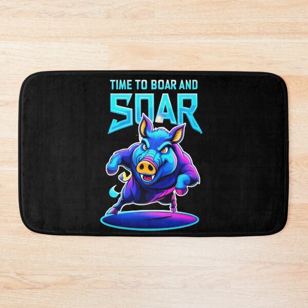 Item preview, Time to Boar and Soar – Bold and Fearless Wild Boar Design designed and sold by LaLi-Designs.