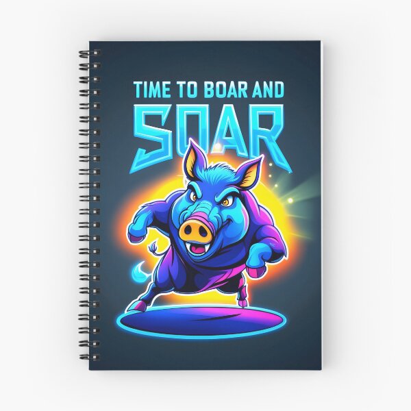 Item preview, Time to Boar and Soar – Bold and Fearless Wild Boar Design designed and sold by LaLi-Designs.