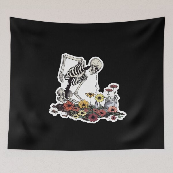 Item preview, Plant Lovers Skeleton Flowers designed and sold by titanosdesign.