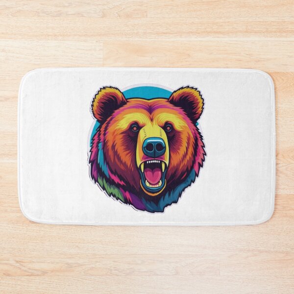 Item preview, Pop Art Bear with Vibrant Street Style designed and sold by ArtCreator2023.