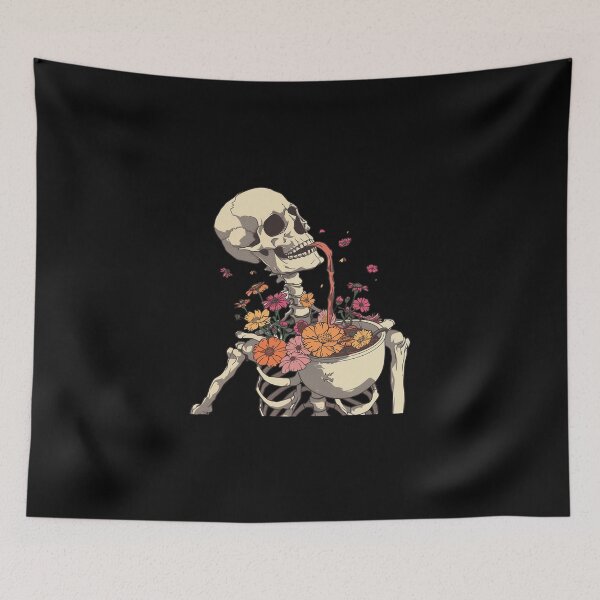 Item preview, Plant Lovers Skeleton Flowers designed and sold by titanosdesign.