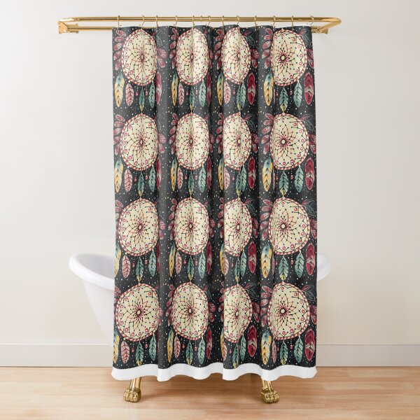 Item preview, Hand drawn dream catcher creator collection in boho style. Native indian feathers. Magic aztec bohemian tattoo. Traditional print. designed and sold by paratynka.
