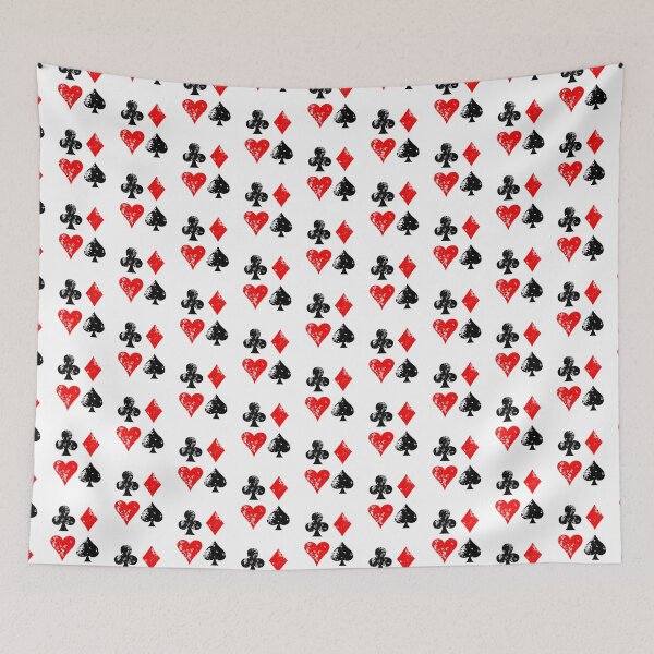 Item preview, playing cards distressed retro gambling hearts spades Design designed and sold by h44k0n.