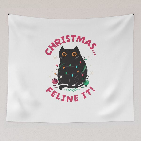 Item preview, Christmas Cat Feline It! designed and sold by GuesthozGraphix.