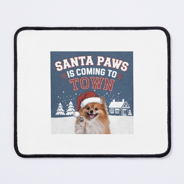 Item preview, Pomeranian Santa Paws is coming to Town designed and sold by memezart.