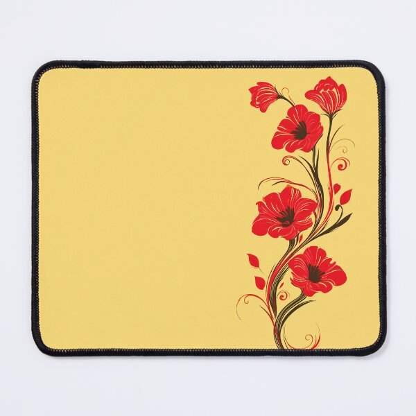 Item preview, Hungarian Folk Art Design, Red Flowers Art designed and sold by xiao xuans.